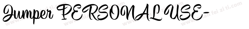 Jumper PERSONAL USE字体转换
